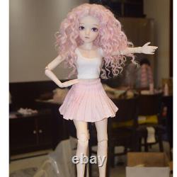 1/3 BJD Doll Joints Body Girl Doll Upgrade Face Makeup Vest Dress Full Set Toy