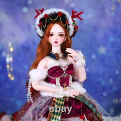 1/3 BJD Doll Kids Toy 62cm Girl Doll with Clothes Shoes Makeup Full Set Finished