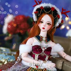 1/3 BJD Doll Kids Toy 62cm Girl Doll with Clothes Shoes Makeup Full Set Finished