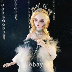 1/3 BJD Doll Mechanical Joint Body with Makeup 62cm Height Girls SD Full Set Toy