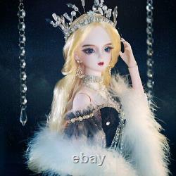 1/3 BJD Doll Mechanical Joint Body with Makeup 62cm Height Girls SD Full Set Toy