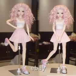 1/3 BJD Doll Moveable Joints Female Body with Makeup Clothes Shoes Full Set Toy