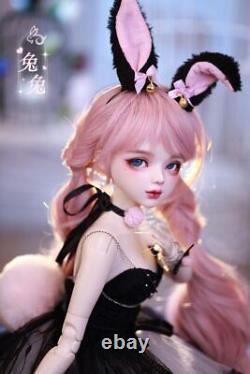 1/3 BJD Doll Princess Girl Gift Face Makeup Eyes Wig Clothes Shoes Toys Full Set