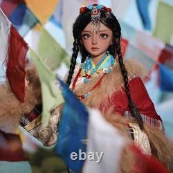 1/3 BJD Doll Resin SD Ball Joint Doll Tibetan Girl Ethnic Style Set Full Set Toy