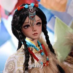 1/3 BJD Doll Resin SD Ball Joint Doll Tibetan Girl Ethnic Style Set Full Set Toy