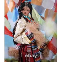 1/3 BJD Doll Resin SD Ball Joint Doll Tibetan Girl Ethnic Style Set Full Set Toy