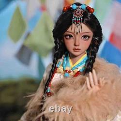 1/3 BJD Doll Resin SD Ball Joint Doll Tibetan Girl Ethnic Style Set Full Set Toy