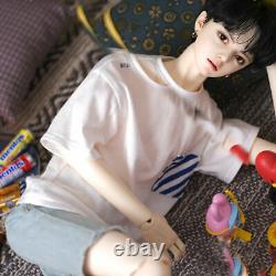 1/3 BJD Doll Sunshine Boy Male Resin Body Free Eyes Face Makeup Wig Full Set Toy