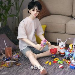 1/3 BJD Doll Sunshine Boy Male Resin Body Free Eyes Face Makeup Wig Full Set Toy