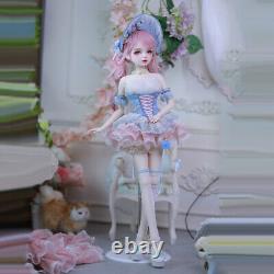 1/3 BJD Doll Toy 22 inch Girl Doll Body Head Clothes Shoes Wigs Makeup Full Set