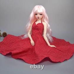 1/3 BJD Doll Toy 22 inch Height Female Joints Body with Long Dress Shoe Full Set