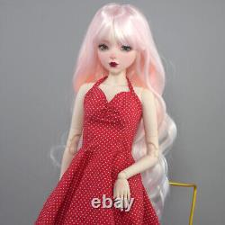 1/3 BJD Doll Toy 22 inch Height Female Joints Body with Long Dress Shoe Full Set