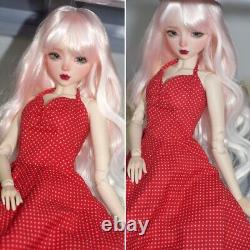 1/3 BJD Doll Toy 22 inch Height Female Joints Body with Long Dress Shoe Full Set