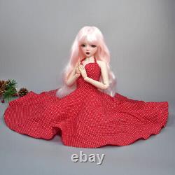 1/3 BJD Doll Toy 22 inch Height Female Joints Body with Long Dress Shoe Full Set