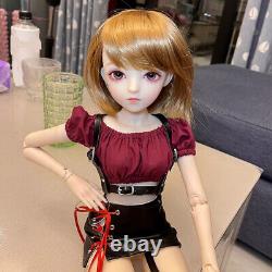 1/3 BJD Doll Toy 24 inch Height Girl Doll 18 Joints Body and Full Set Outfits