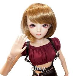 1/3 BJD Doll Toy 24 inch Height Girl Doll 18 Joints Body and Full Set Outfits