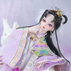 1/3 BJD Doll Toy 24 inch Height Girl Doll Full Set Handmade Clothes Shoes Makeup