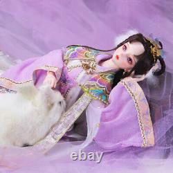 1/3 BJD Doll Toy 24 inch Height Girl Doll Full Set Handmade Clothes Shoes Makeup