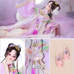 1/3 BJD Doll Toy 24 inch Height Girl Doll Full Set Handmade Clothes Shoes Makeup