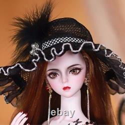 1/3 BJD Doll Toy 24in Girl Doll with Clothes Shoes Hat Upgrade Makeup Full Set