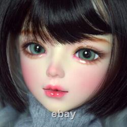 1/3 BJD Doll Toy 56cm Height Girl Doll + Sweater Dress + Shoes + Wigs Full Set