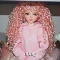 1/3 BJD Doll Toy Cute Girl Doll with Clothes Suit Green Eyes Curly Wigs Full Set