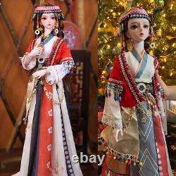 1/3 BJD Doll Toy Dress up Handmade Fashion Outfits 62cm Girl Doll Full Set Gift