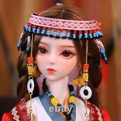 1/3 BJD Doll Toy Dress up Handmade Fashion Outfits 62cm Girl Doll Full Set Gift