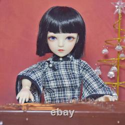 1/3 BJD Doll Toy Elegant Girl Doll with Cheongsam Shoes Full Set Makeup Finished