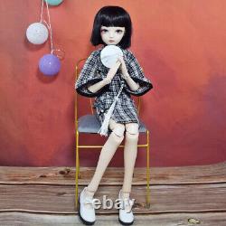 1/3 BJD Doll Toy Elegant Girl Doll with Cheongsam Shoes Full Set Makeup Finished