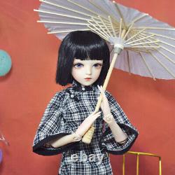 1/3 BJD Doll Toy Elegant Girl Doll with Cheongsam Shoes Full Set Makeup Finished