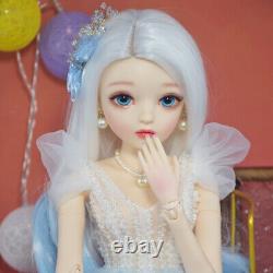 1/3 BJD Doll Toy Free Upgrade Makeup Removeable Dress Shoes Wigs Full Set Gift