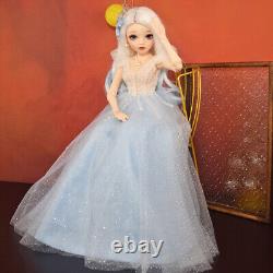 1/3 BJD Doll Toy Free Upgrade Makeup Removeable Dress Shoes Wigs Full Set Gift