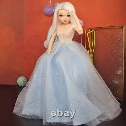 1/3 BJD Doll Toy Free Upgrade Makeup Removeable Dress Shoes Wigs Full Set Gift