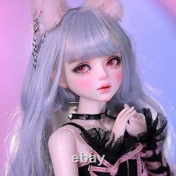 1/3 BJD Doll Toy Full Set 22 in Girl Body Removeable Fashion Clothes Wigs Eyes