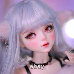 1/3 BJD Doll Toy Full Set 22 in Girl Body Removeable Fashion Clothes Wigs Eyes