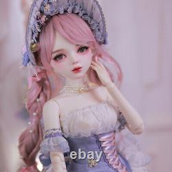 1/3 BJD Doll Toy Full Set 22 inch Female Doll + Removable Outfits Upgrade Makeup