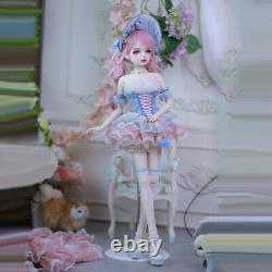 1/3 BJD Doll Toy Full Set 22 inch Female Doll + Removable Outfits Upgrade Makeup