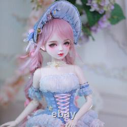 1/3 BJD Doll Toy Full Set 22 inch Female Doll + Removable Outfits Upgrade Makeup