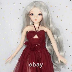 1/3 BJD Doll Toy Full Set including 24 in Girl Doll and Dress Shoes Face Makeup