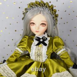 1/3 BJD Doll Toy Full Set including 24in Girl Doll Body Clothes Shoe Wigs Makeup