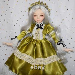 1/3 BJD Doll Toy Full Set including 24in Girl Doll Body Clothes Shoe Wigs Makeup