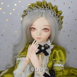 1/3 BJD Doll Toy Full Set including 24in Girl Doll Body Clothes Shoe Wigs Makeup