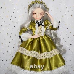 1/3 BJD Doll Toy Full Set including 24in Girl Doll Body Clothes Shoe Wigs Makeup