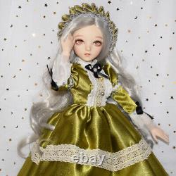 1/3 BJD Doll Toy Full Set including 24in Girl Doll Body Clothes Shoe Wigs Makeup