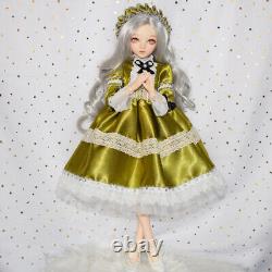 1/3 BJD Doll Toy Full Set including 24in Girl Doll Body Clothes Shoe Wigs Makeup