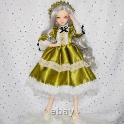 1/3 BJD Doll Toy Full Set including 24in Girl Doll Body Clothes Shoe Wigs Makeup