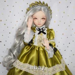 1/3 BJD Doll Toy Full Set including 24in Girl Doll Body Clothes Shoe Wigs Makeup