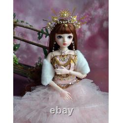 1/3 BJD Doll Toy Full Set including 60cm Doll Upgrade Makeup Glitter Dress Shoes