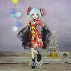 1/3 BJD Doll Toy Full Set including Doll and Doll Clothes Shoes Wigs Headwear